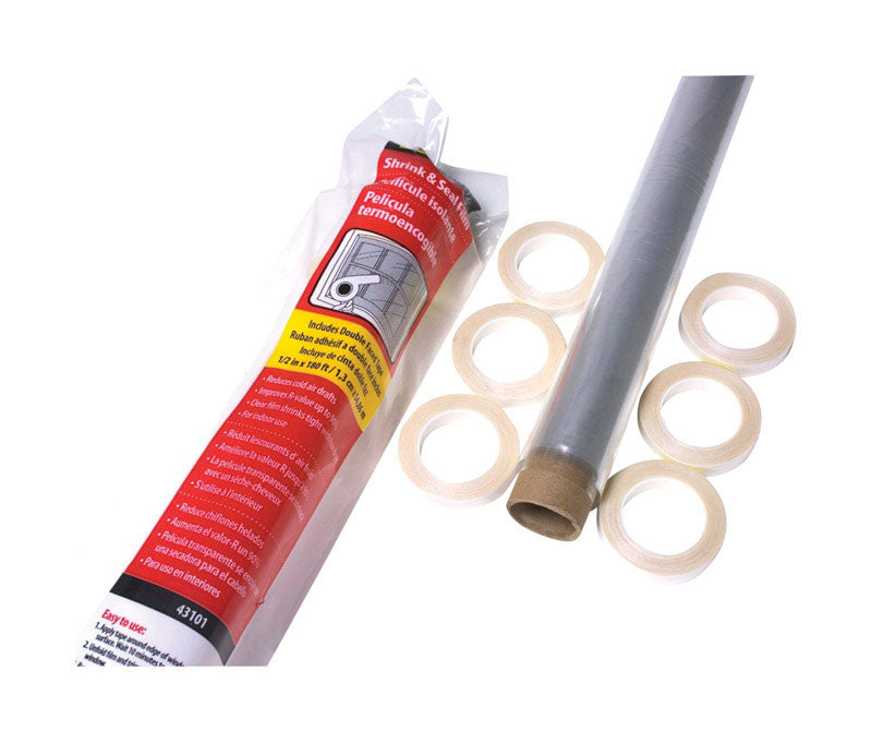 M-D BUILDING PRODUCTS - M-D Clear Indoor Window Shrink Film 84 in. W X 25 ft. L