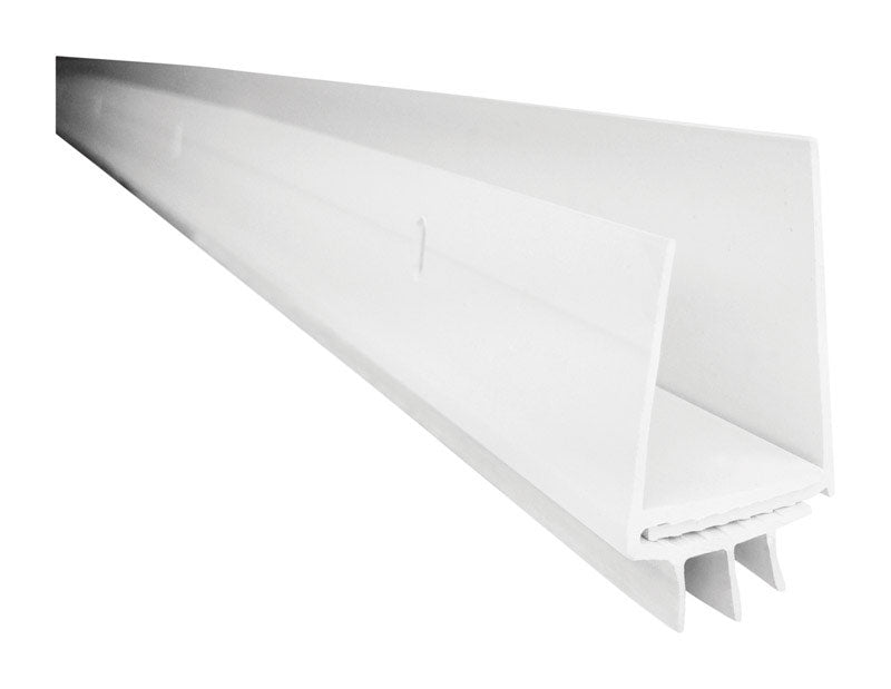 M-D BUILDING PRODUCTS - M-D White Vinyl Door Sweep For Doors 3 ft. L X 3/4 in.