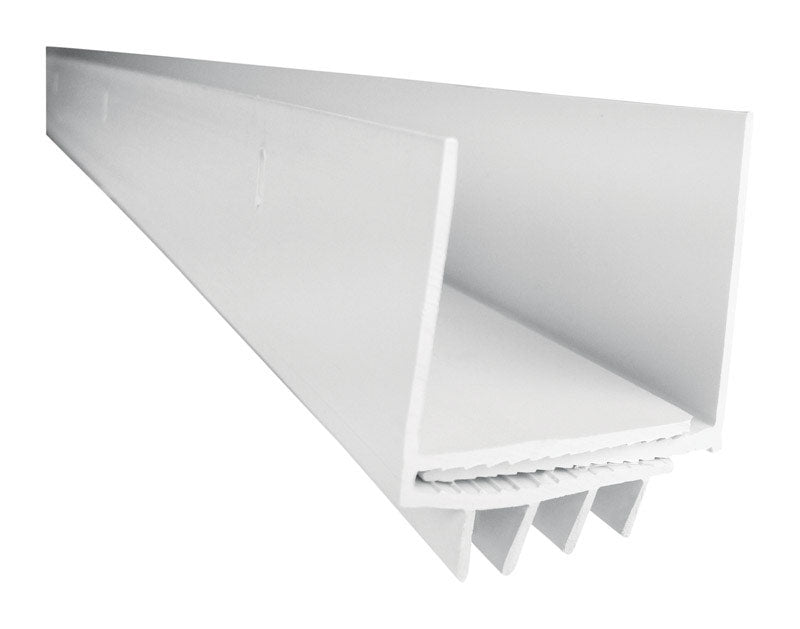 M-D BUILDING PRODUCTS - M-D White Vinyl U-Shaped Bottom For U-shaped 36 in. L X 1-3/4 in.