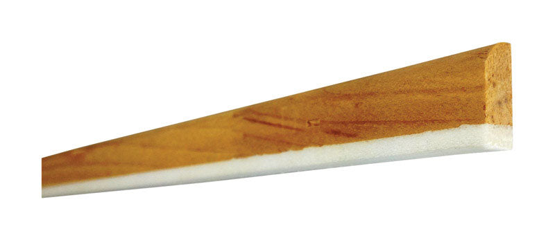 M-D BUILDING PRODUCTS - M-D Brown/White Foam/Wood Weatherstrip For Doors 7 ft. L X 0.75 in.