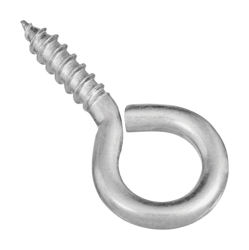 NATIONAL HARDWARE - National Hardware 0.22 in. D X 2-3/16 in. L Zinc-Plated Steel Screw Eye 65 lb. cap. 3 pk