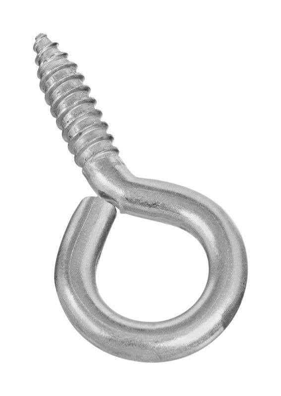 NATIONAL HARDWARE - National Hardware 0.30 in. D X 2-7/8 in. L Polished Stainless Steel Screw Eye 150 lb. cap. 1 pk