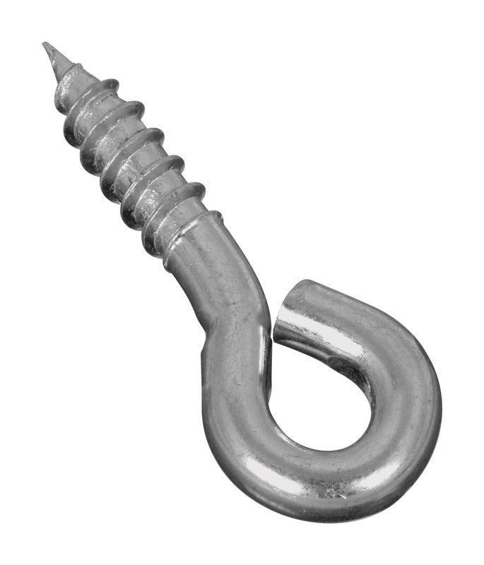 NATIONAL HARDWARE - National Hardware 0.19 in. D X 1-5/8 in. L Zinc-Plated Steel Screw Eye 75 lb. cap. 5 pk