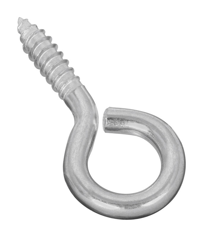 NATIONAL HARDWARE - National Hardware 0.26 in. D X 2-5/8 in. L Zinc-Plated Steel Screw Eye 115 lb. cap. 1 pk