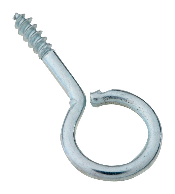 NATIONAL HARDWARE - National Hardware 0.08 in. D X 1-1/16 in. L Zinc-Plated Steel Screw Eye 5 lb. cap. 12 pk