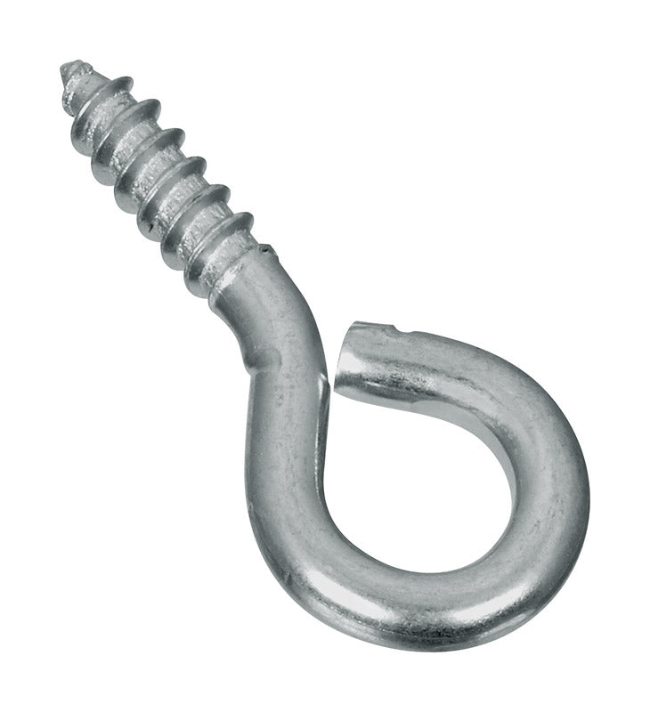 NATIONAL HARDWARE - National Hardware 0.14 in. D X 1-5/16 in. L Zinc-Plated Steel Screw Eye 30 lb. cap. 8 pk