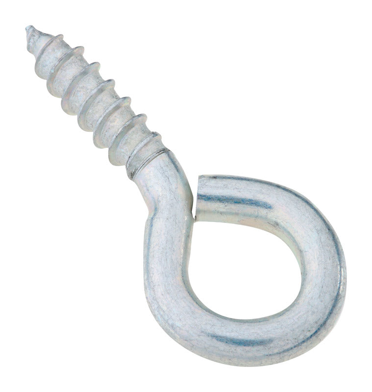 NATIONAL HARDWARE - National Hardware 0.22 in. D X 2-1/16 in. L Zinc-Plated Steel Screw Eye 75 lb. cap. 3 pk