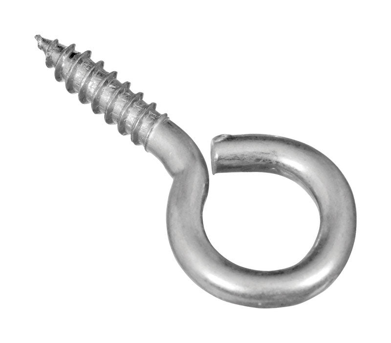 NATIONAL HARDWARE - National Hardware 0.16 in. D X 1-5/8 in. L Zinc-Plated Steel Screw Eye 30 lb. cap. 6 pk