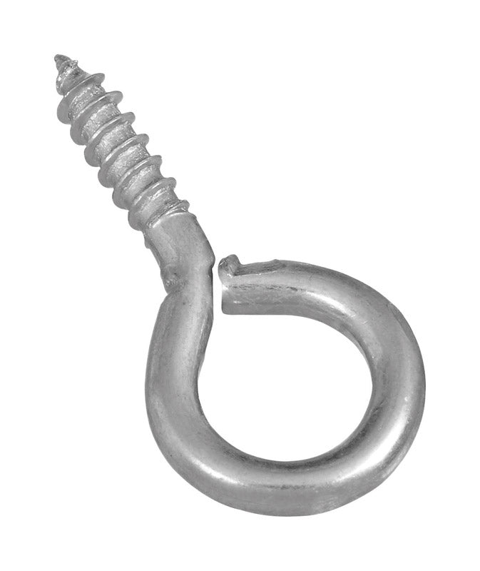 NATIONAL HARDWARE - National Hardware 0.14 in. D X 1-3/8 in. L Zinc-Plated Steel Screw Eye 25 lb. cap. 8 pk