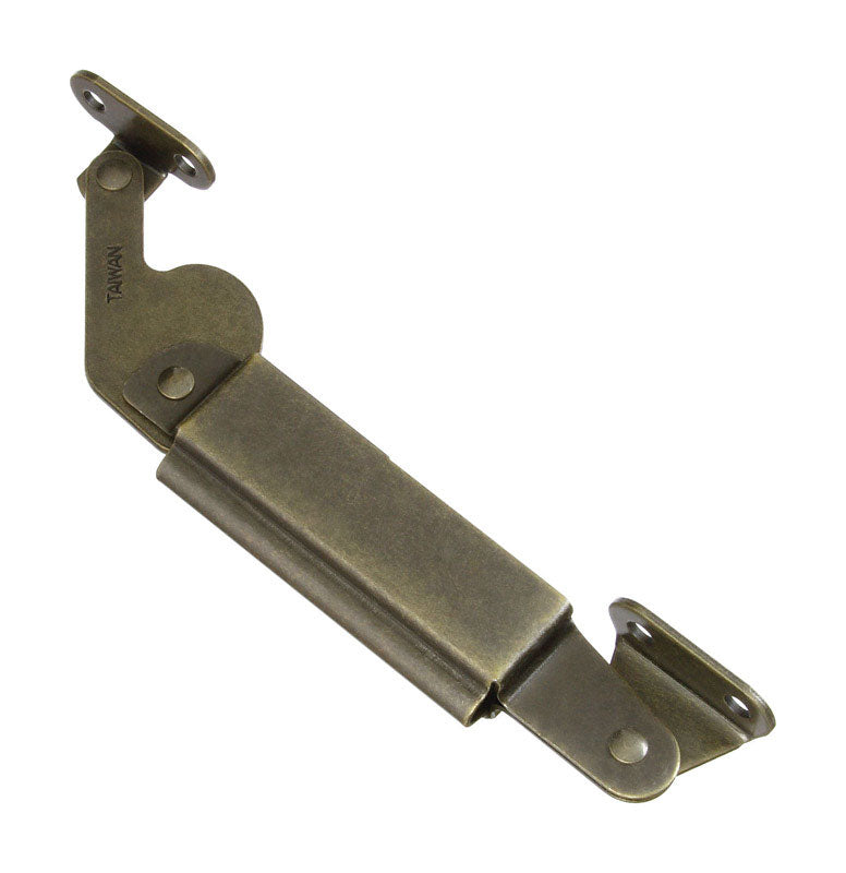 NATIONAL HARDWARE - National Hardware Antique Brass Steel Center Mount Spring Lid Support 7.6 in.