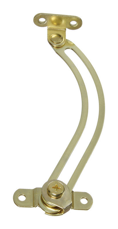 NATIONAL HARDWARE - National Hardware Brass-Plated Steel Left Hand Friction Lid Support 3/4 in. 5-17/32 in. 1 pk