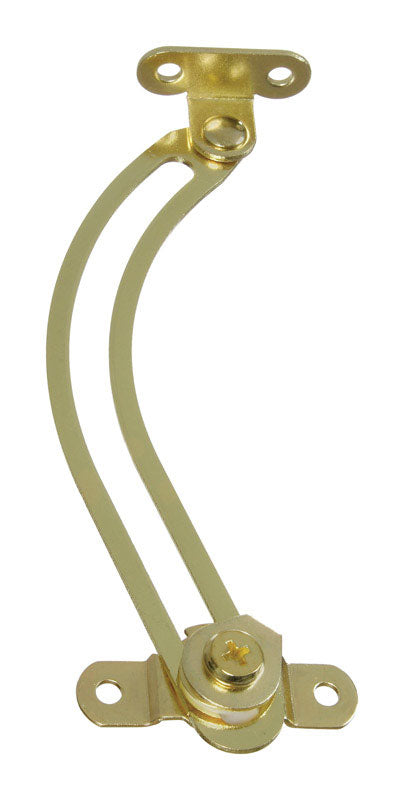 NATIONAL HARDWARE - National Hardware Brass-Plated Steel Right Hand Friction Lid Support 3/4 in. 5-17/32 in. 1 pk