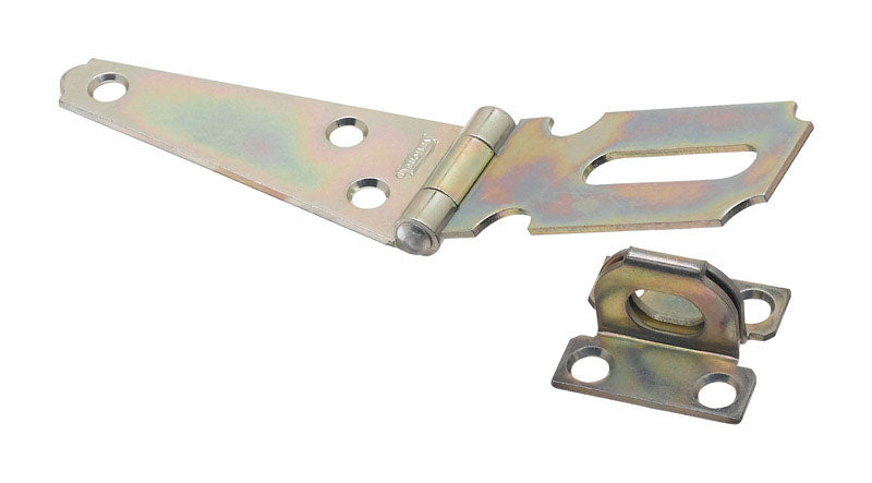 NATIONAL HARDWARE - National Hardware Zinc-Plated Aluminum/Steel 3 in. L Hinge Hasp 1 pk