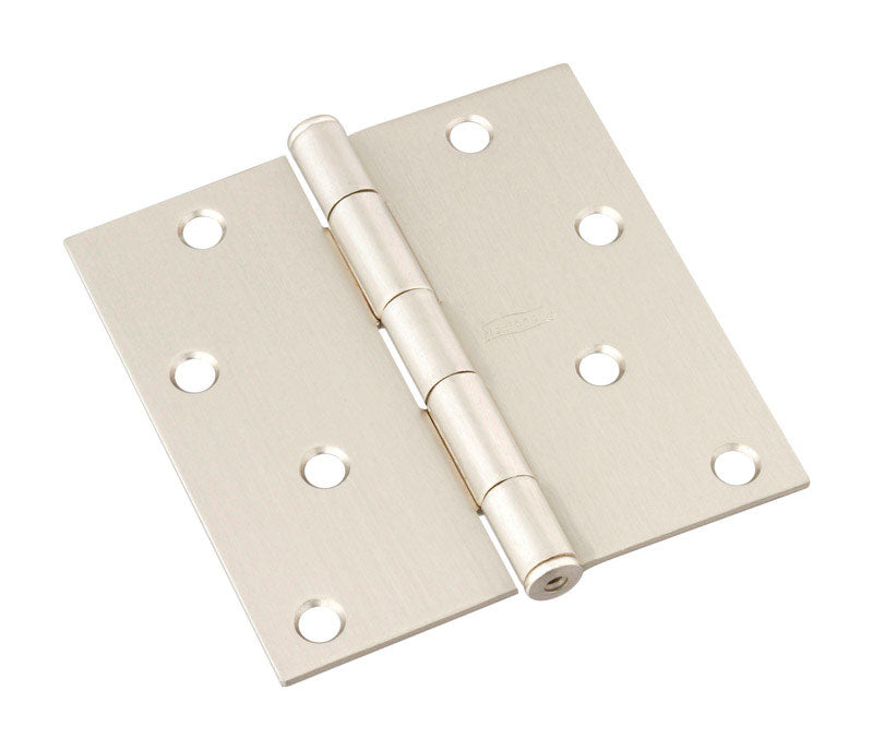 NATIONAL HARDWARE - National Hardware 4 in. L Satin Nickel Door Hinge 1 pk [N830-249]
