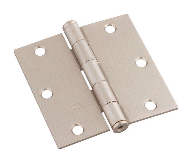 NATIONAL HARDWARE - National Hardware 3-1/2 in. L Satin Nickel Door Hinge 1 pk [N830-248]