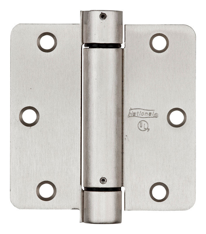 NATIONAL HARDWARE - National Hardware 3-1/2 in. L Satin Nickel Spring Hinge 1 pk [N350-835]