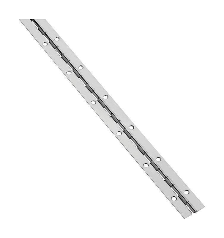 NATIONAL HARDWARE - National Hardware 48 in. L Nickel Continuous Hinge 1 pk [N148-379]