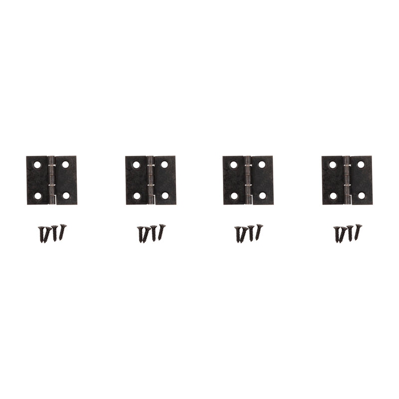 NATIONAL HARDWARE - National Hardware 1 in. L Oil Rubbed Bronze Door Hinge 4 pk