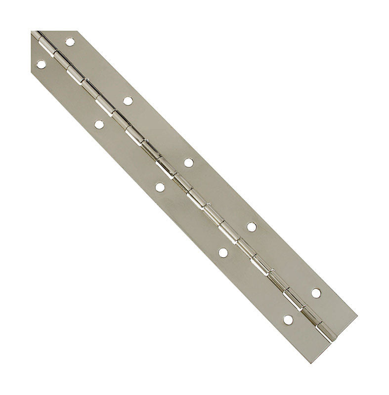 NATIONAL HARDWARE - National Hardware 12 in. L Nickel Continuous Hinge 1 pk [N265-389]