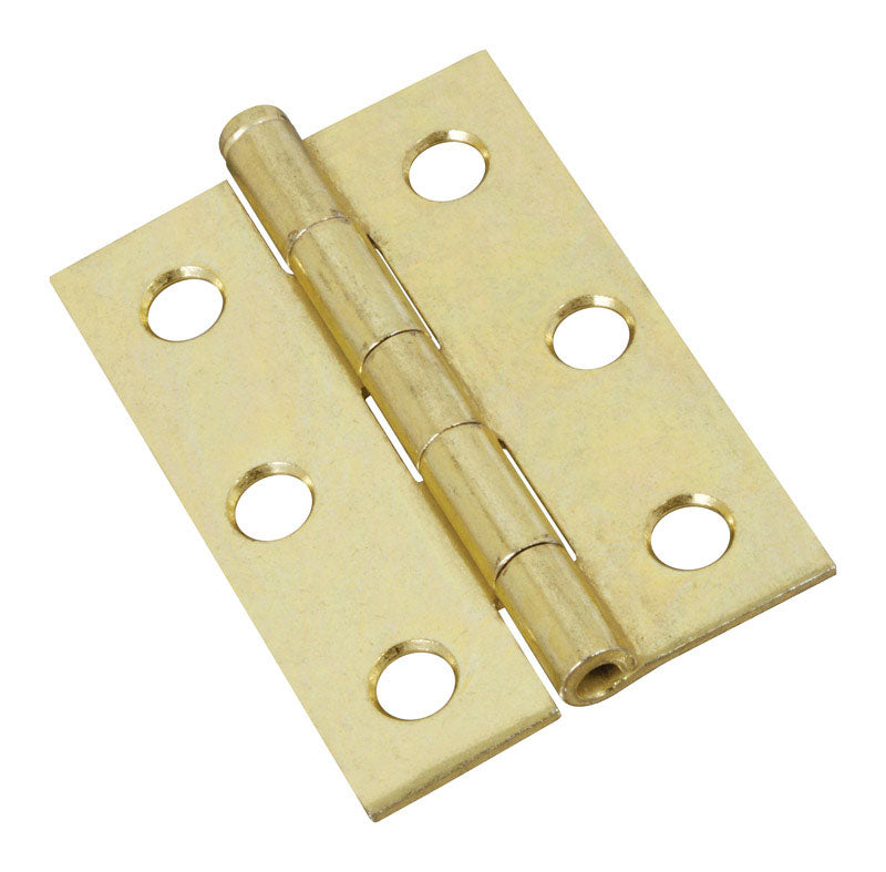 NATIONAL HARDWARE - National Hardware 2-1/2 in. L Brass Narrow Hinge 2 pk [N141-960]