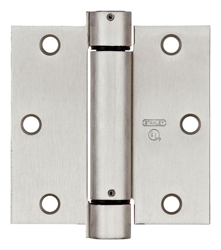NATIONAL HARDWARE - National Hardware 3-1/2 in. L Satin Nickel Spring Hinge 1 pk [N350-777]