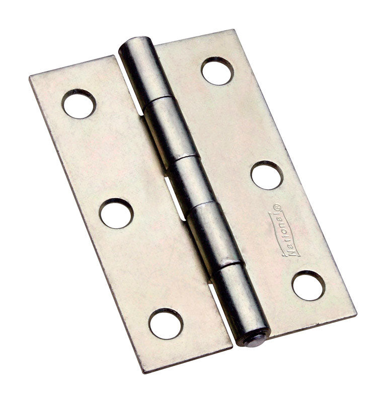 NATIONAL HARDWARE - National Hardware 3 in. L Zinc-Plated Door Hinge 1 pk [N146-373]