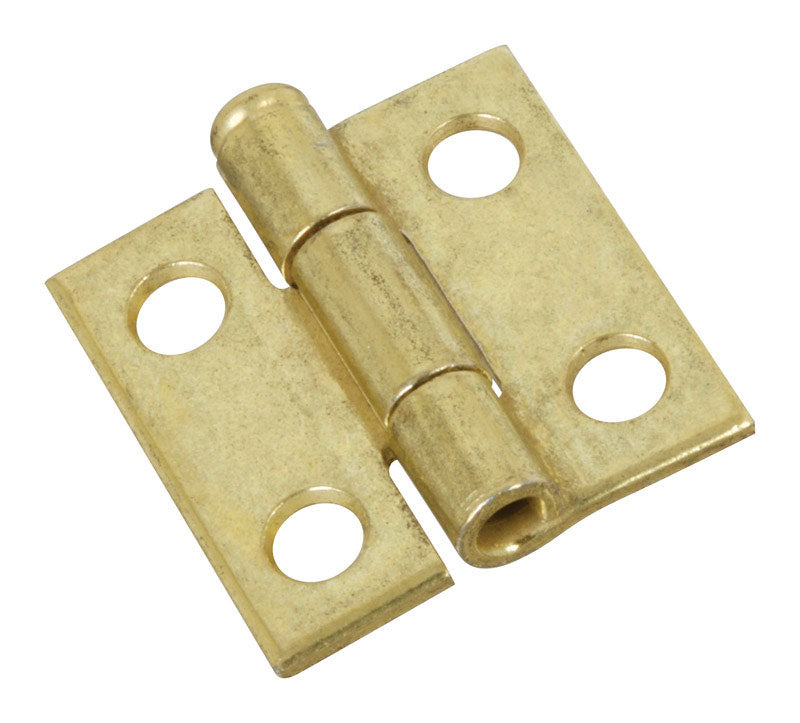 NATIONAL HARDWARE - National Hardware 1 in. L Brass-Plated Door Hinge 1 pk [N141-622]