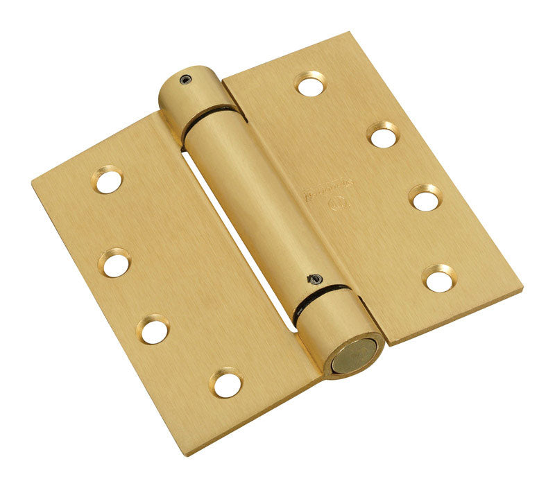 NATIONAL HARDWARE - National Hardware 4 in. L Brass Spring Hinge 1 pk [N184-572]