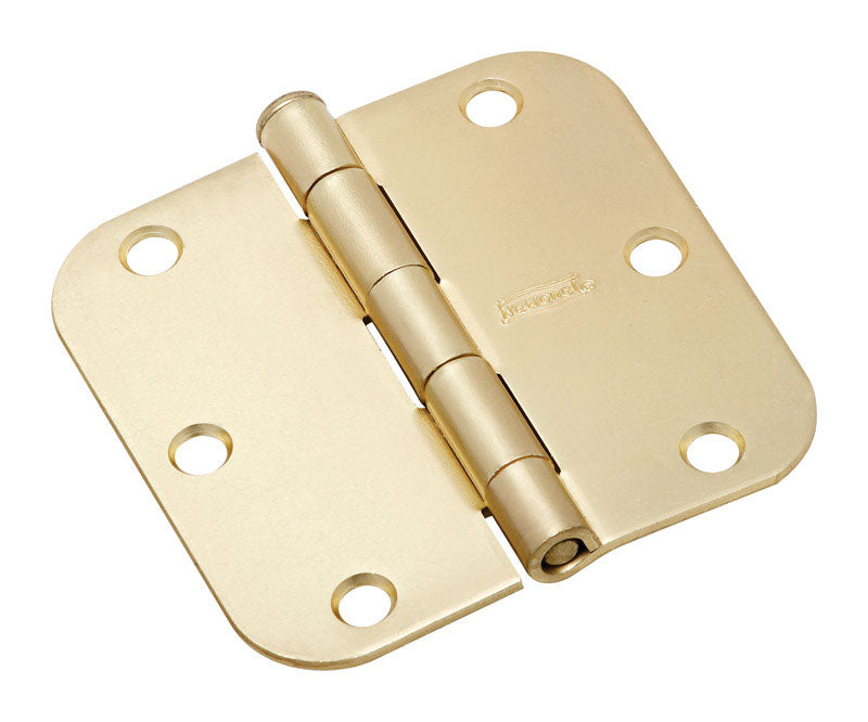 NATIONAL HARDWARE - National Hardware 3-1/2 in. L Satin Brass Door Hinge 1 pk [N830-224]