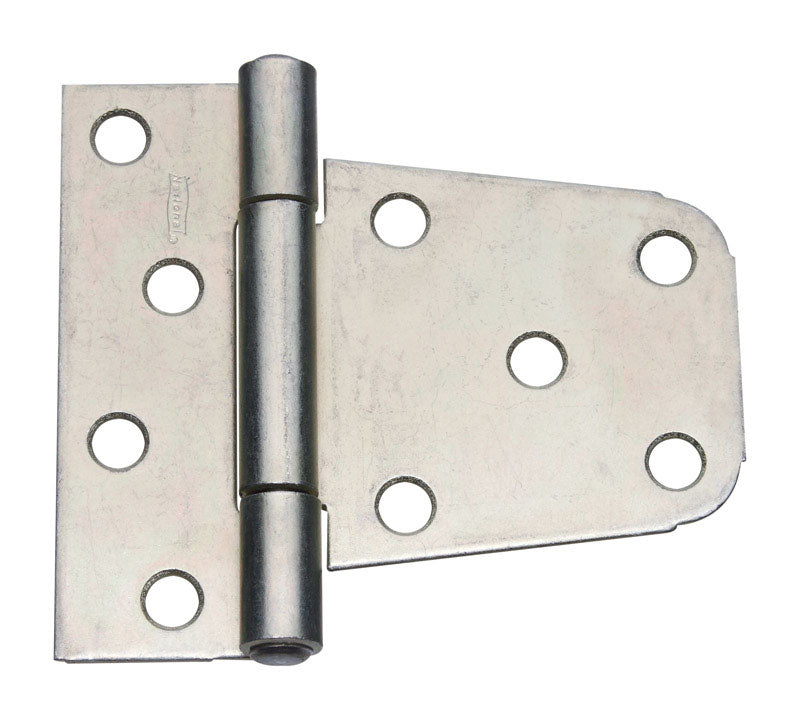 NATIONAL HARDWARE - National Hardware 3.5 in. L Zinc-Plated Silver Steel Extra Heavy Gate Hinge 1 pk