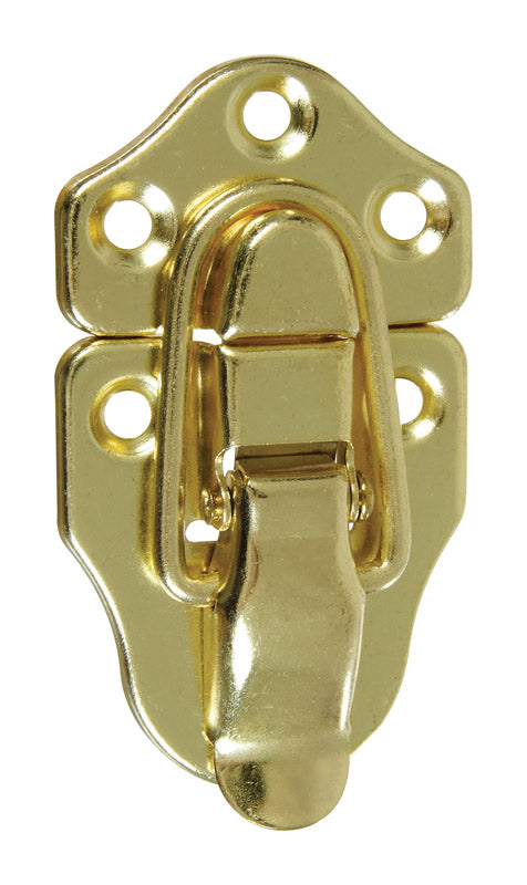 NATIONAL HARDWARE - National Hardware Brass-Plated Steel Draw Catch 1.76 in. 3.64 in. 2 pk