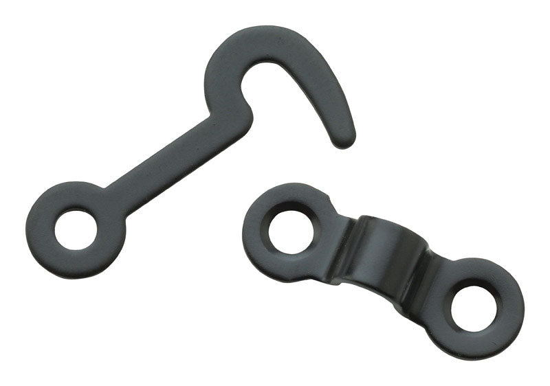 NATIONAL HARDWARE - National Hardware Oil Rubbed Bronze Steel Hook and Staple 2 pk