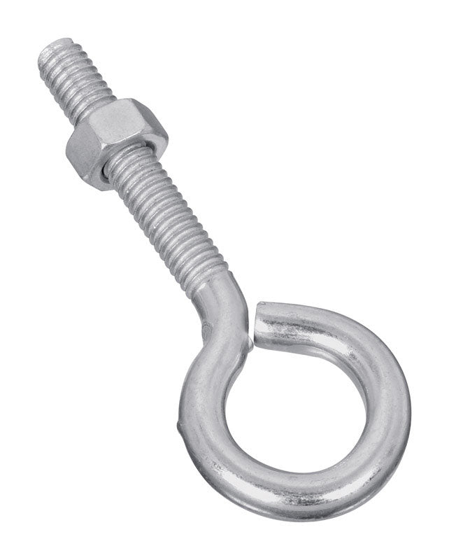 NATIONAL HARDWARE - National Hardware 5/16 in. X 3-1/4 in. L Zinc-Plated Steel Eyebolt Nut Included