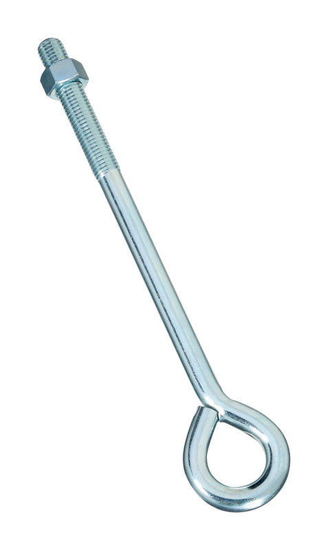 NATIONAL HARDWARE - National Hardware 5/8 in. X 12 in. L Zinc-Plated Steel Eyebolt Nut Included