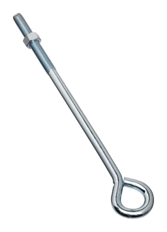 NATIONAL HARDWARE - National Hardware 1/2 in. X 12 in. L Zinc-Plated Steel Eyebolt Nut Included