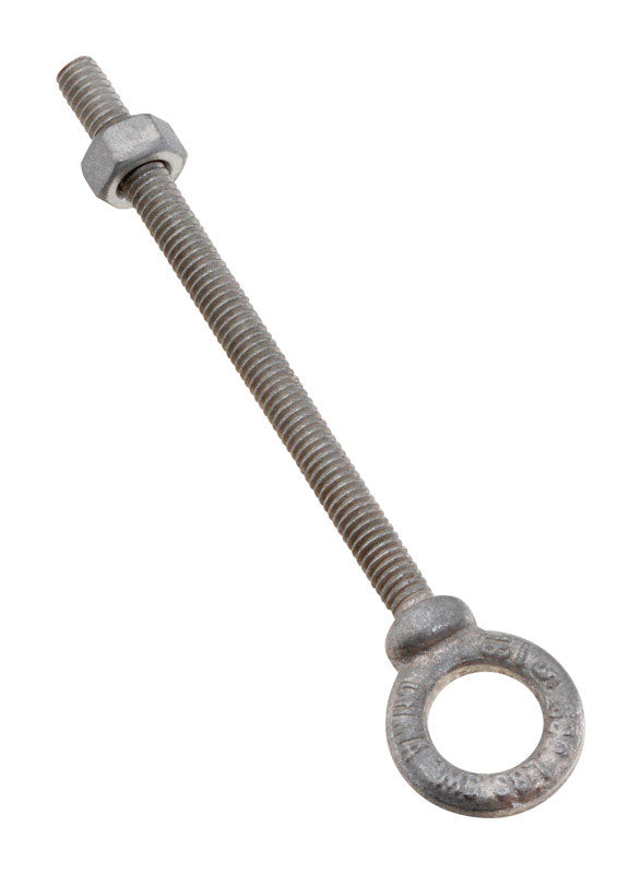 NATIONAL HARDWARE - National Hardware 5/16 in. X 4-1/4 in. L Galvanized Forged Steel Eyebolt Nut Included