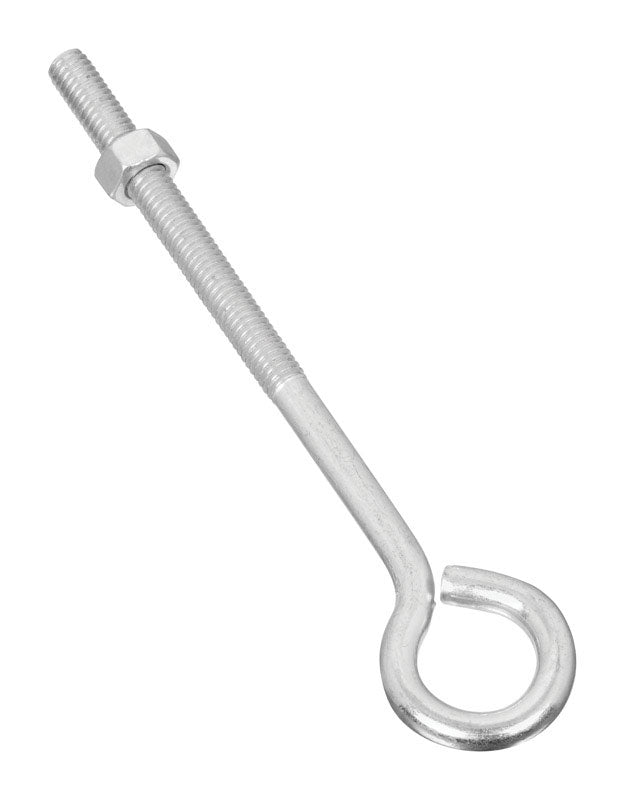 NATIONAL HARDWARE - National Hardware 5/16 in. X 6 in. L Zinc-Plated Steel Eyebolt Nut Included - Case of 10