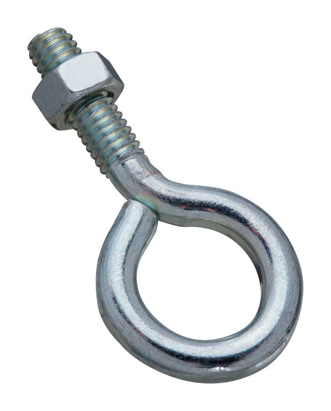 NATIONAL HARDWARE - National Hardware 5/16 in. X 2-1/2 in. L Zinc-Plated Steel Eyebolt Nut Included