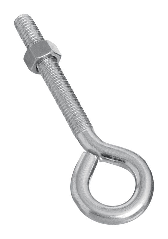 NATIONAL HARDWARE - National Hardware 1/2 in. X 6 in. L Zinc-Plated Steel Eyebolt Nut Included