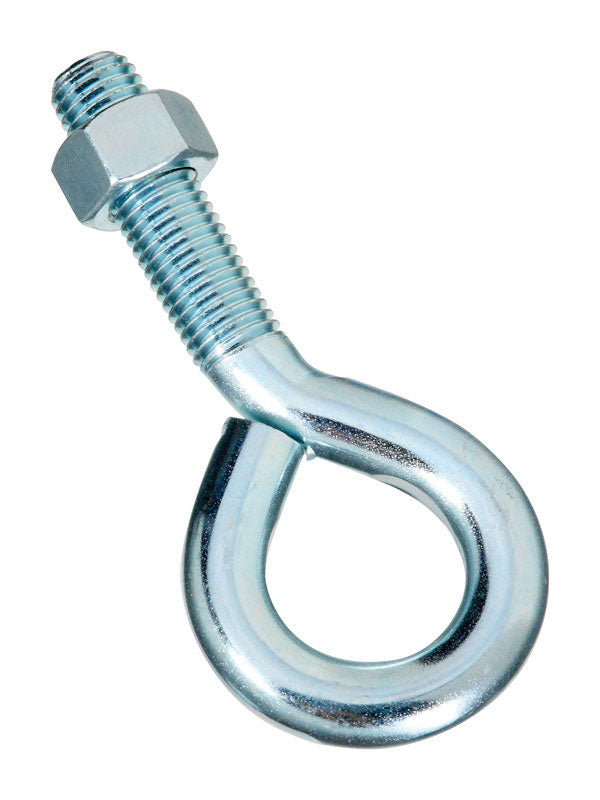 NATIONAL HARDWARE - National Hardware 3/4 in. X 6 in. L Zinc-Plated Steel Eyebolt Nut Included