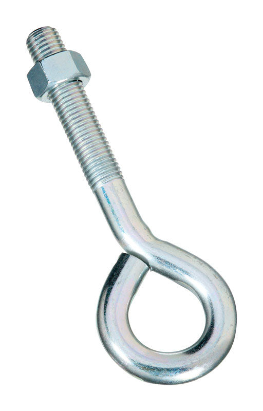 NATIONAL HARDWARE - National Hardware 3/4 in. X 8 in. L Zinc-Plated Steel Eyebolt Nut Included