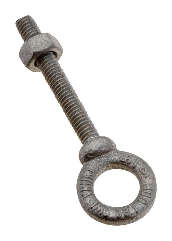 NATIONAL HARDWARE - National Hardware 5/16 in. X 2-1/4 in. L Galvanized Forged Steel Eyebolt Nut Included