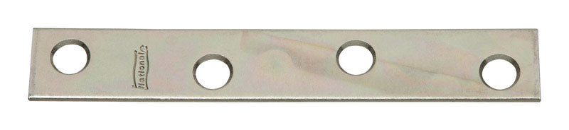 NATIONAL HARDWARE - National Hardware 4 in. H X 0.63 in. W X 0.08 in. D Zinc-Plated Steel Mending Brace