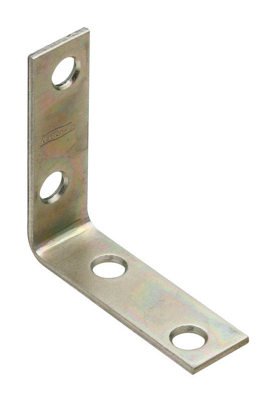 NATIONAL HARDWARE - National Hardware 2 in. H X 5/8 in. W X 0.08 in. D Zinc-Plated Steel Inside Corner Brace