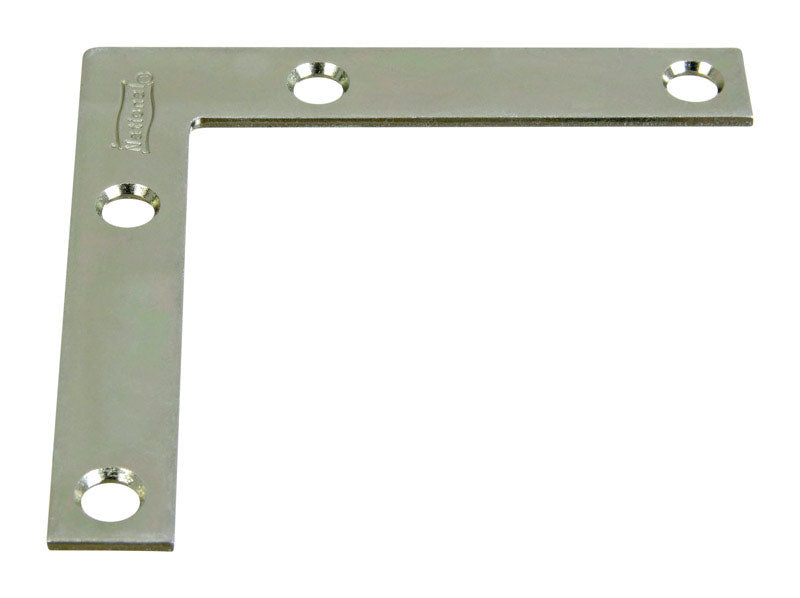 NATIONAL HARDWARE - National Hardware 3 in. H X 1/2 in. W X 0.07 in. D Zinc-Plated Steel Outside Corner Brace