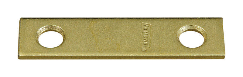 NATIONAL HARDWARE - National Hardware 2 in. H X 1/2 in. W Brass Steel Mending Brace