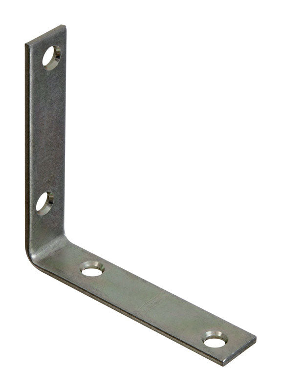 NATIONAL HARDWARE - National Hardware 3-1/2 in. H X 3/4 in. W X 0.08 in. D Zinc-Plated Steel Inside Corner Brace