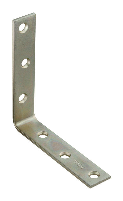 NATIONAL HARDWARE - National Hardware 5 in. H X 1 in. W X 0.16 in. D Zinc-Plated Steel Inside Corner Brace