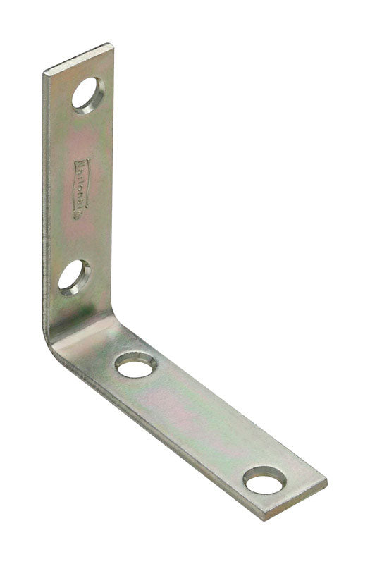 NATIONAL HARDWARE - National Hardware 2.5 in. H X 0.625 in. W X 0.10 in. D Zinc-Plated Steel Inside Corner Brace