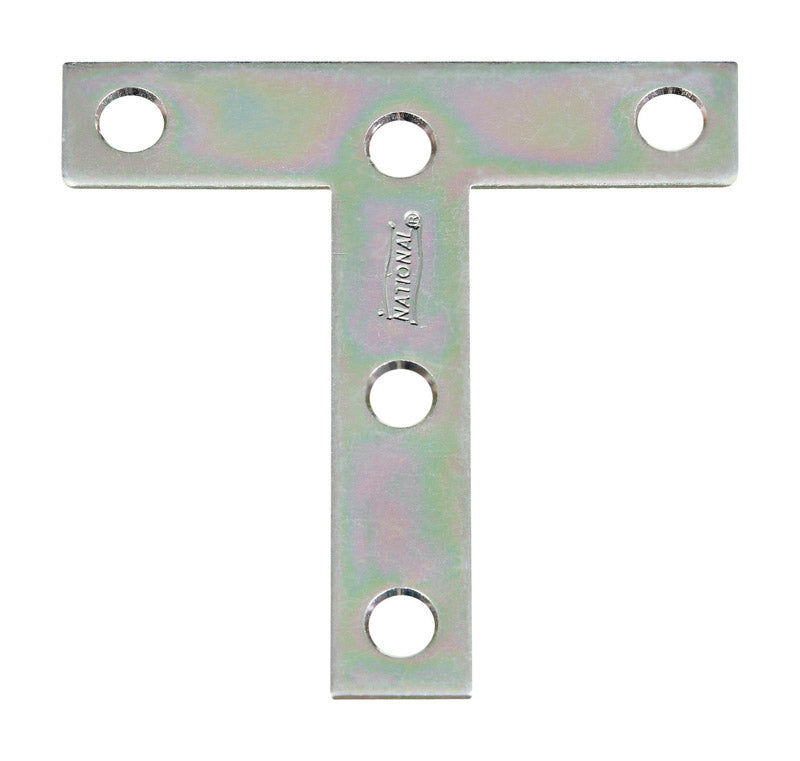 NATIONAL HARDWARE - National Hardware 0.07 in. H X 3 in. W X 3 in. L Zinc-Plated Steel T-Plate